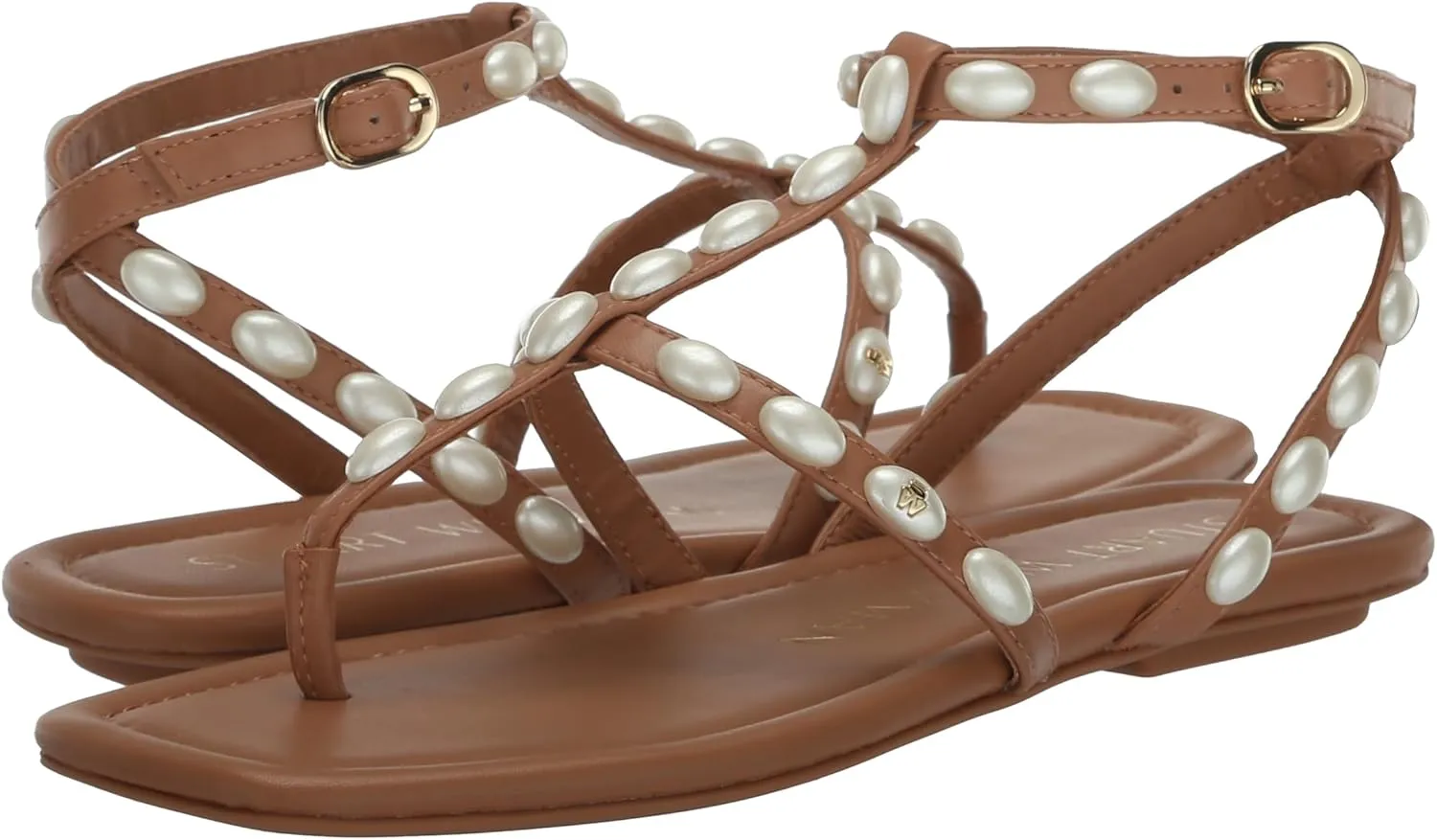 Stuart Weitzman Women's Pearlita Flat Sandal Ballet