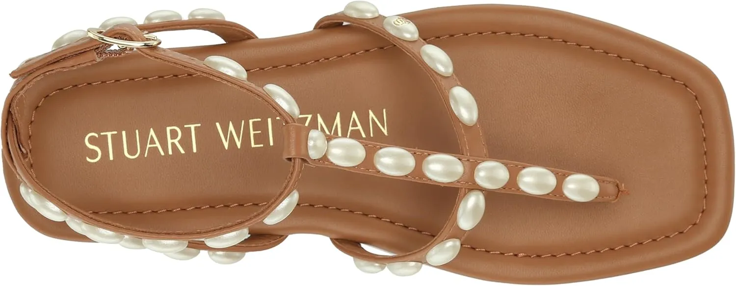Stuart Weitzman Women's Pearlita Flat Sandal Ballet