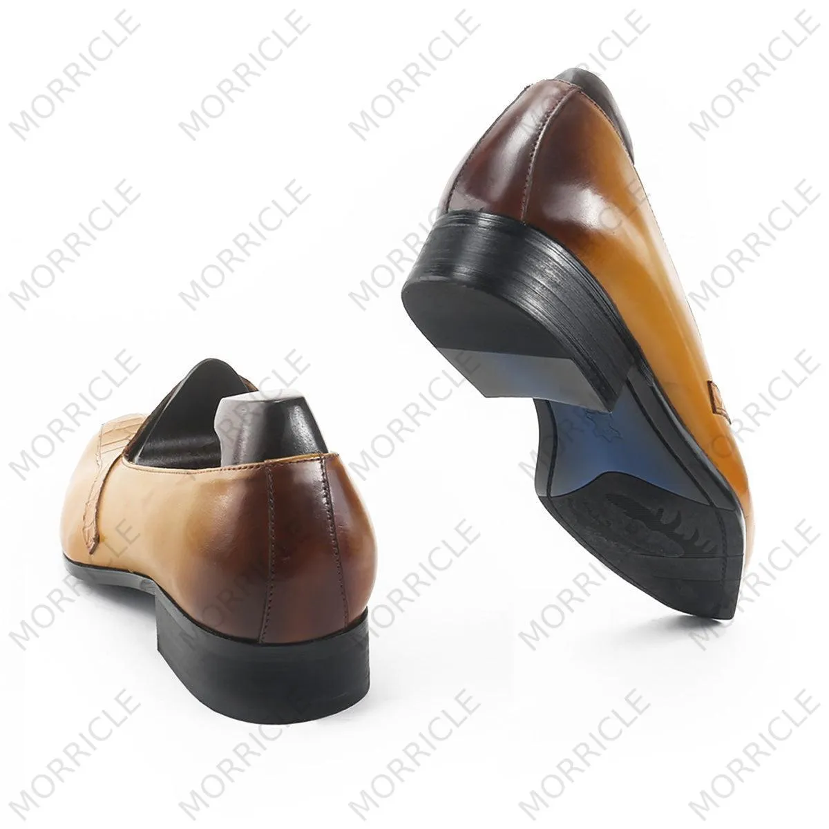 Stylish Crocodile Pattern Slip On Loafers