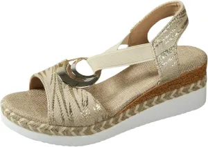 Summer Sandals Thick Soled Rope Platform Soled Roman Sandals Women's Casual Thick Soled Strappy Sandals For Women