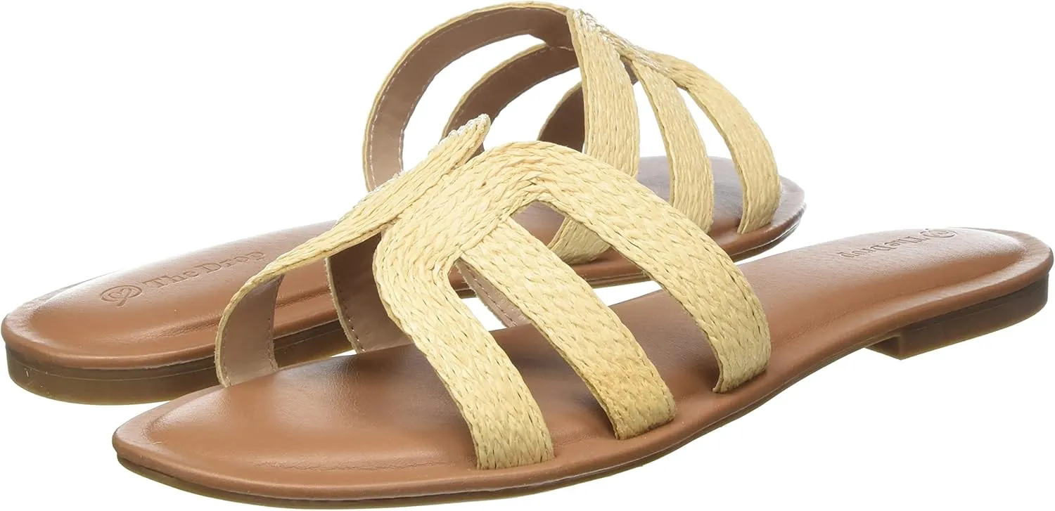 The Drop Women's Monika Flat H-Band Slide Sandal