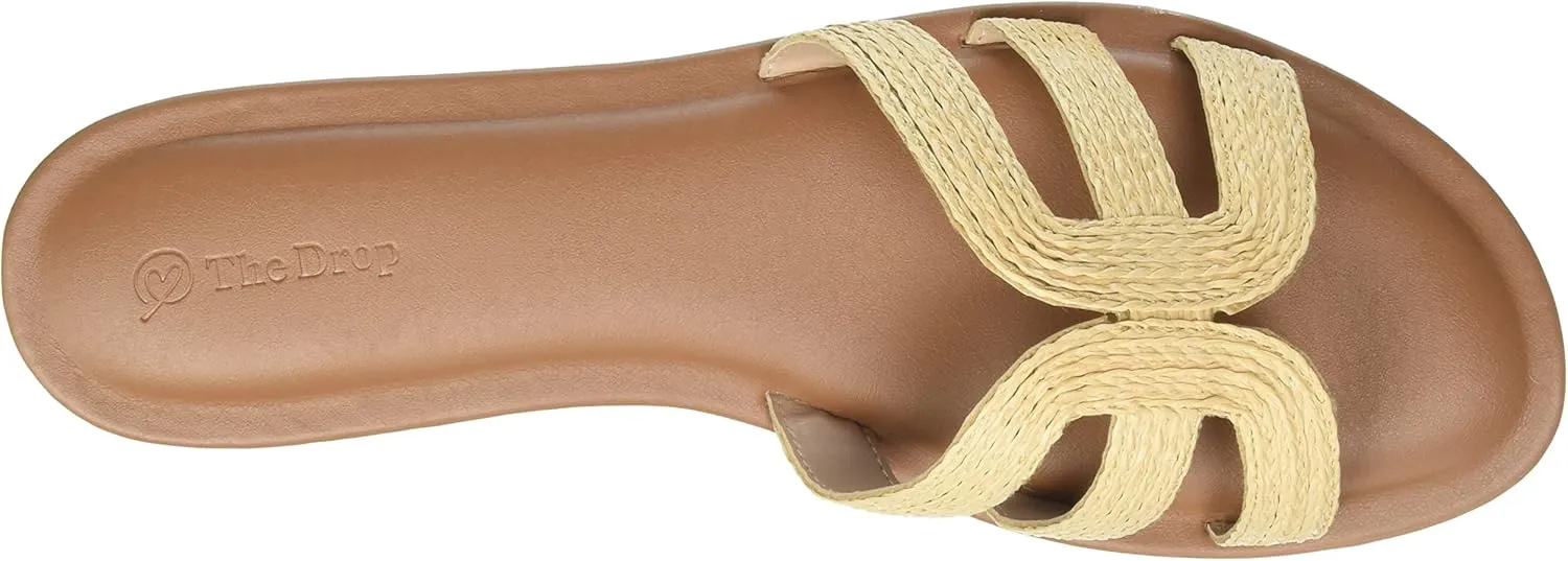 The Drop Women's Monika Flat H-Band Slide Sandal