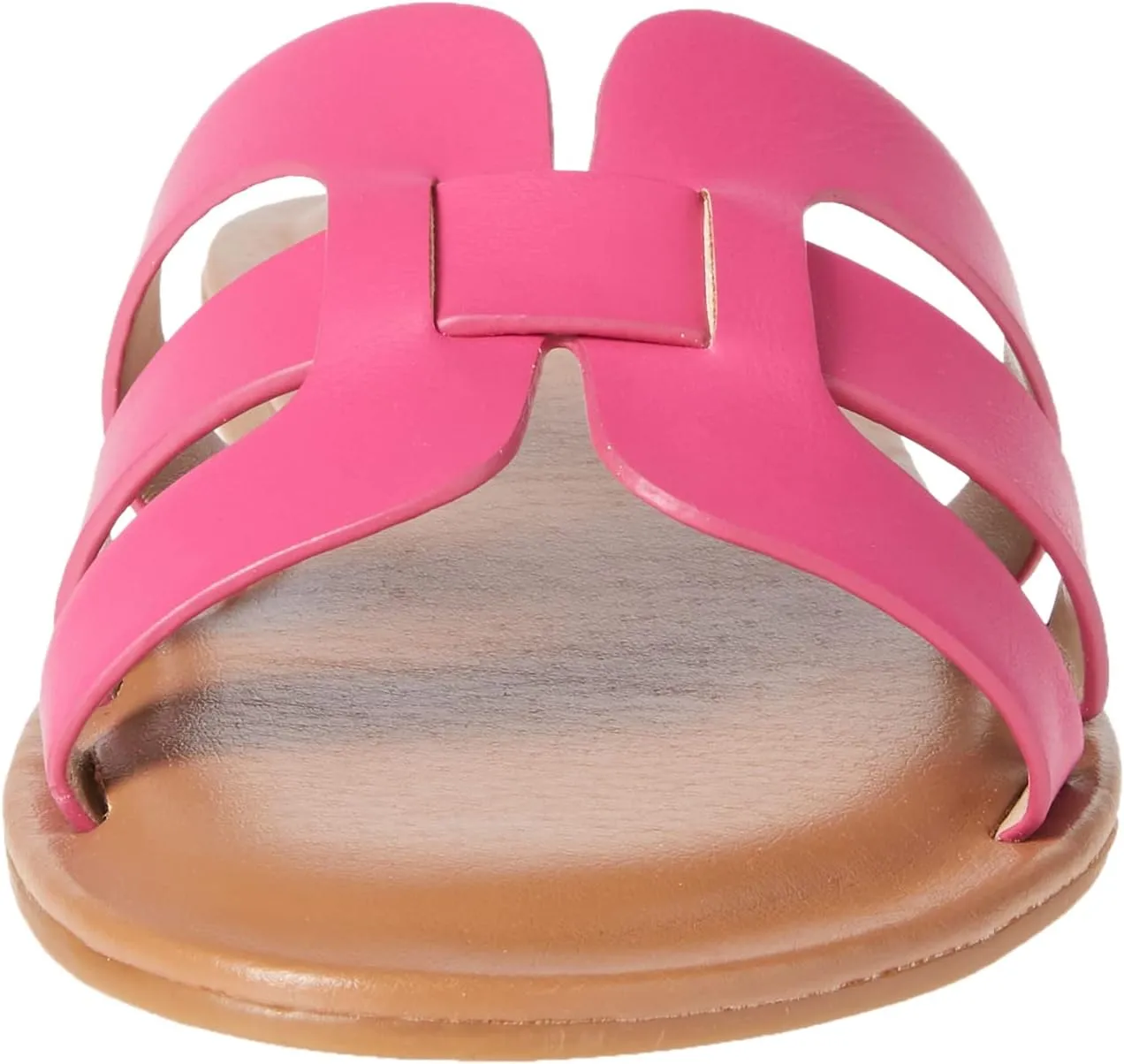 The Drop Women's Monika Flat H-Band Slide Sandal