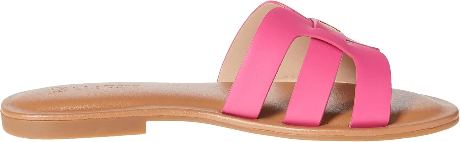 The Drop Women's Monika Flat H-Band Slide Sandal