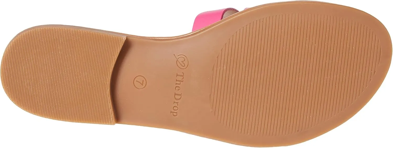 The Drop Women's Monika Flat H-Band Slide Sandal