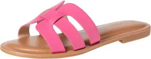 The Drop Women's Monika Flat H-Band Slide Sandal