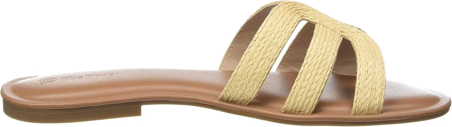 The Drop Women's Monika Flat H-Band Slide Sandal