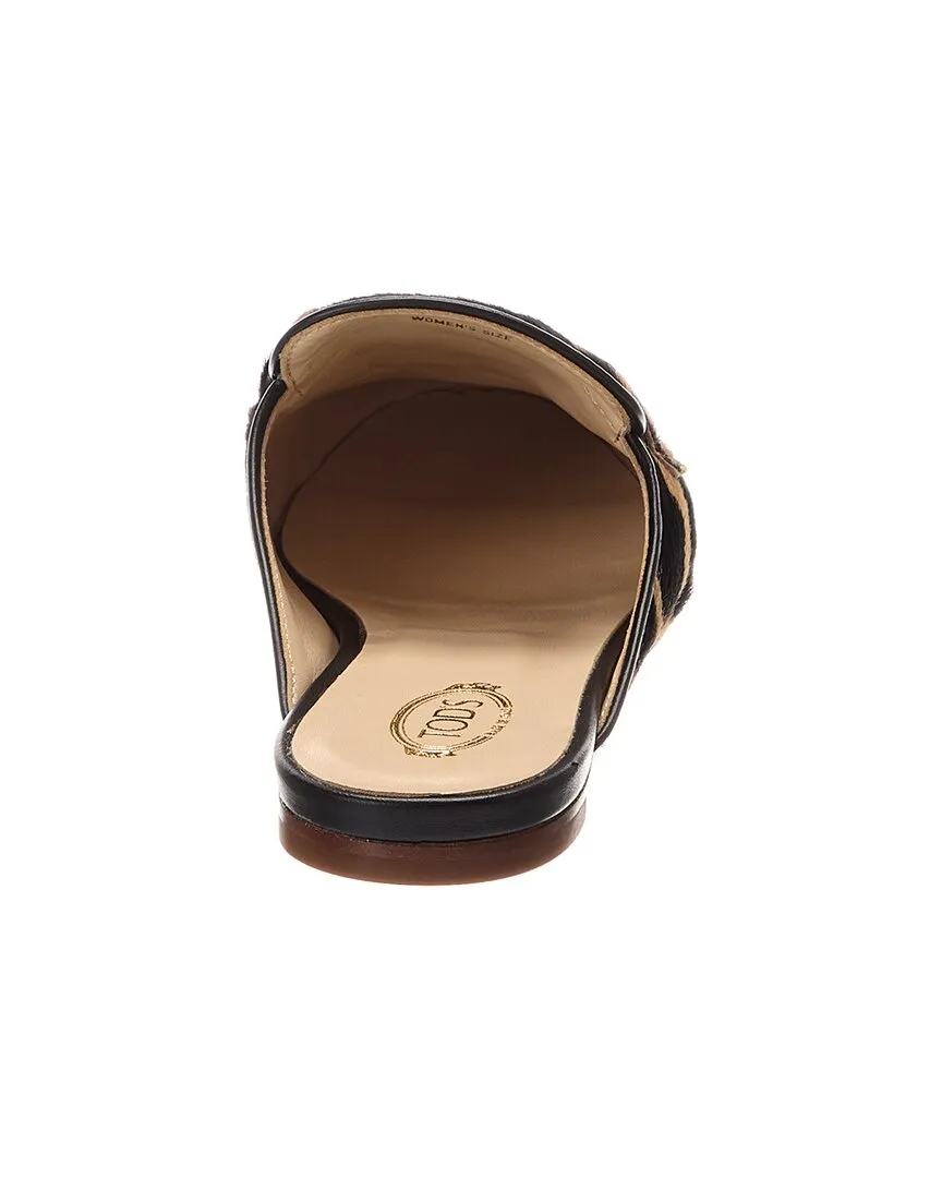 TOD’s Haircalf Mule