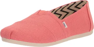 TOMS Women's Alpargata Loafer Flat, Peach, 8.5