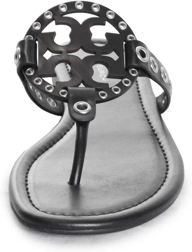 Tory Burch Women's Miller Eyelet Sandal Slide