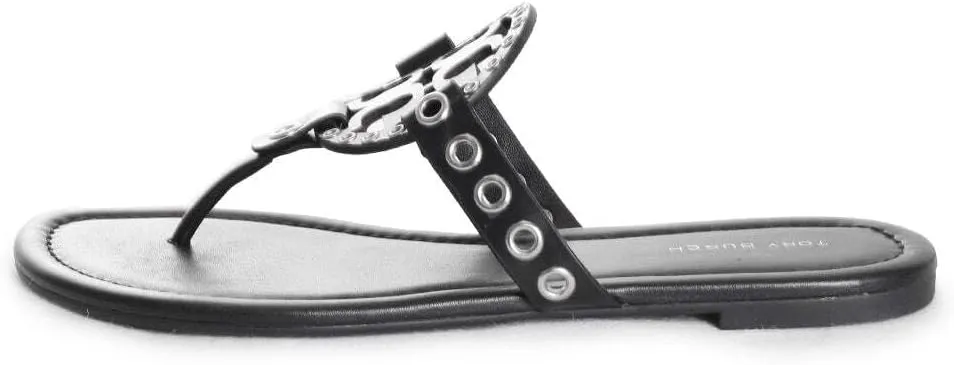 Tory Burch Women's Miller Eyelet Sandal Slide