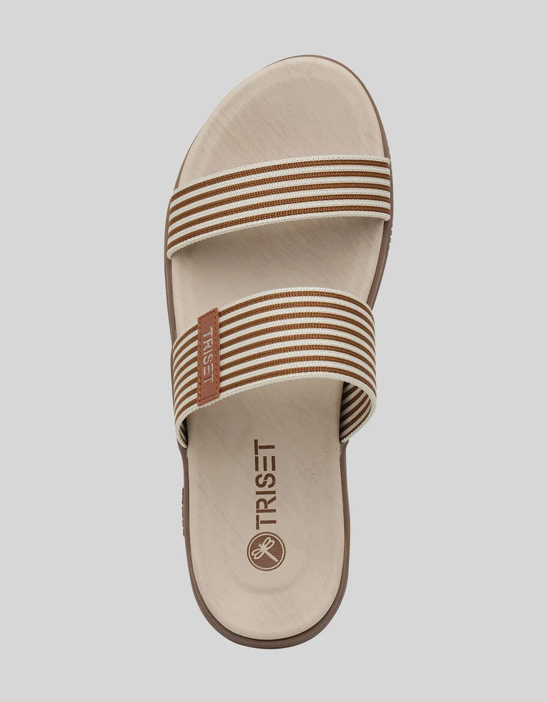 Triset Sandal Flat Stripe