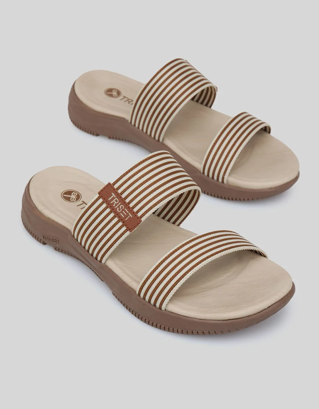 Triset Sandal Flat Stripe