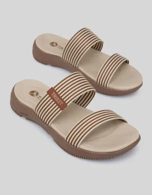 Triset Sandal Flat Stripe