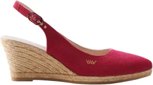 VISCATA Palomera Women's Sandals Espadrille Canvas Slingback Buckle Wedges