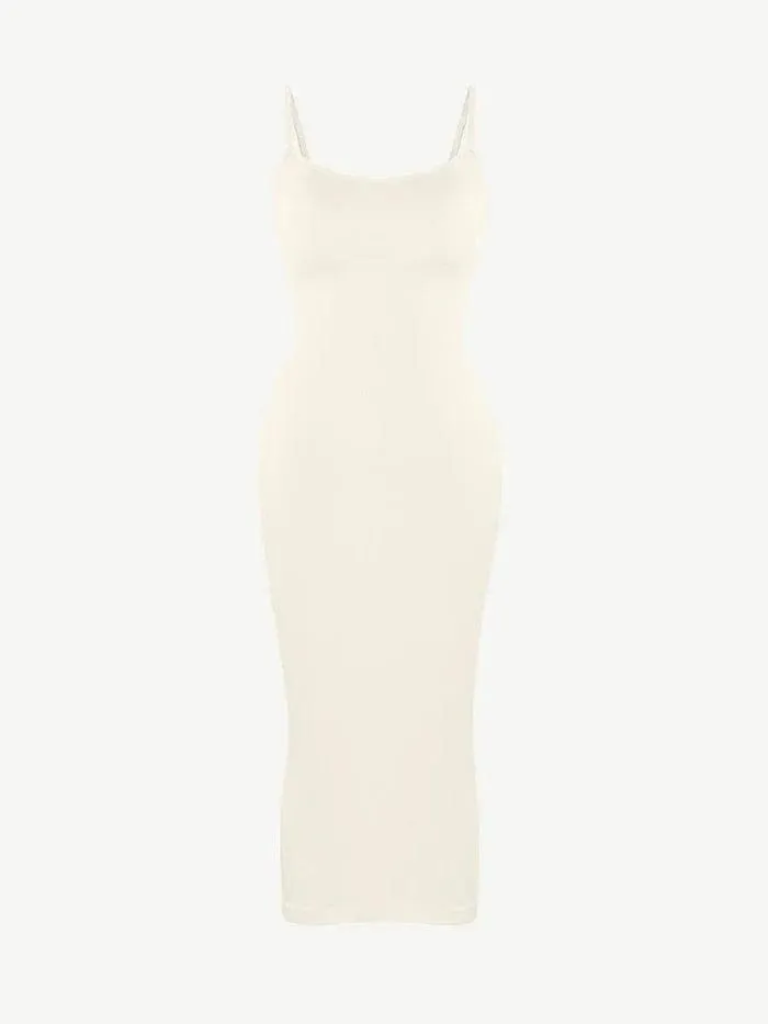 Waist Control Bodycon Shapewear Midi Dress