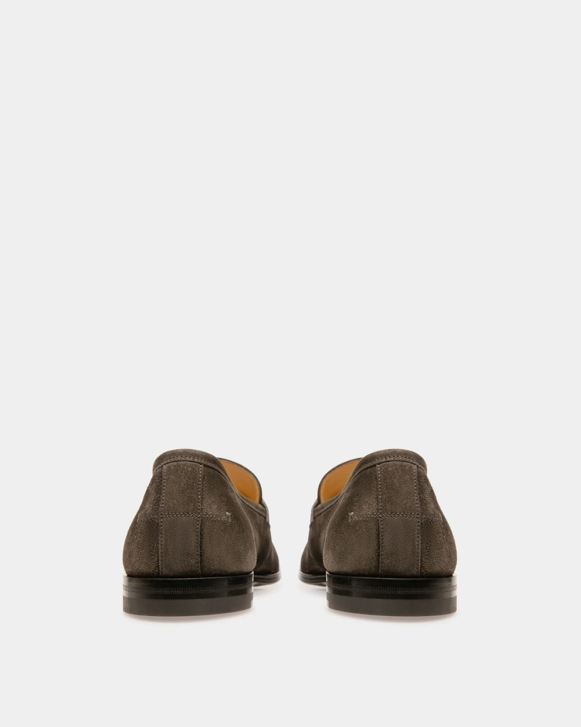 Webb Leather Loafers In Army Green