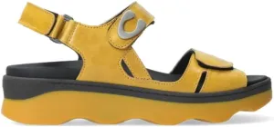 Wolky Women's Flat Sandals, Amber Reflex Leather, 8-8.5