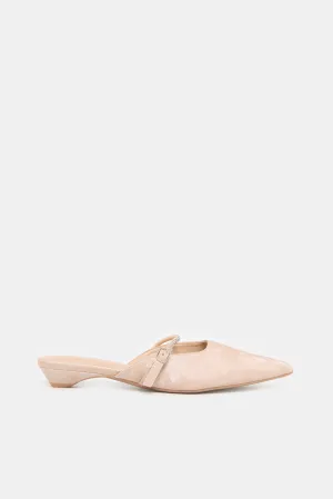 Women Pink Embellished Mule