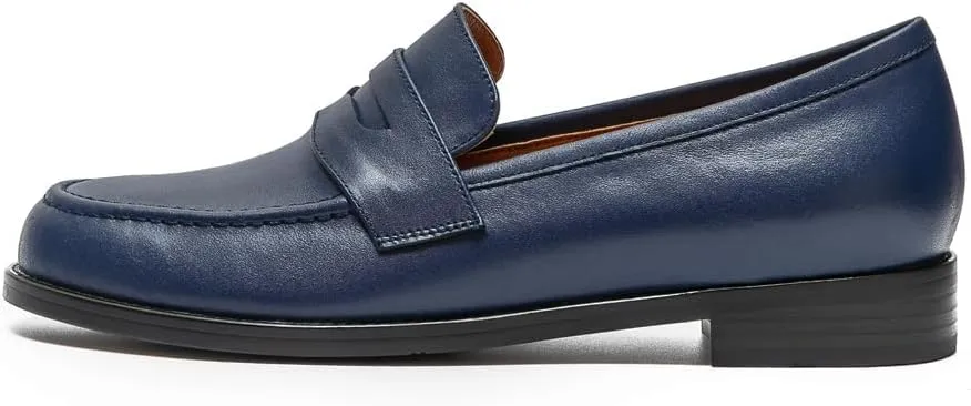 Women's Classic Flat Leather Penny Loafer