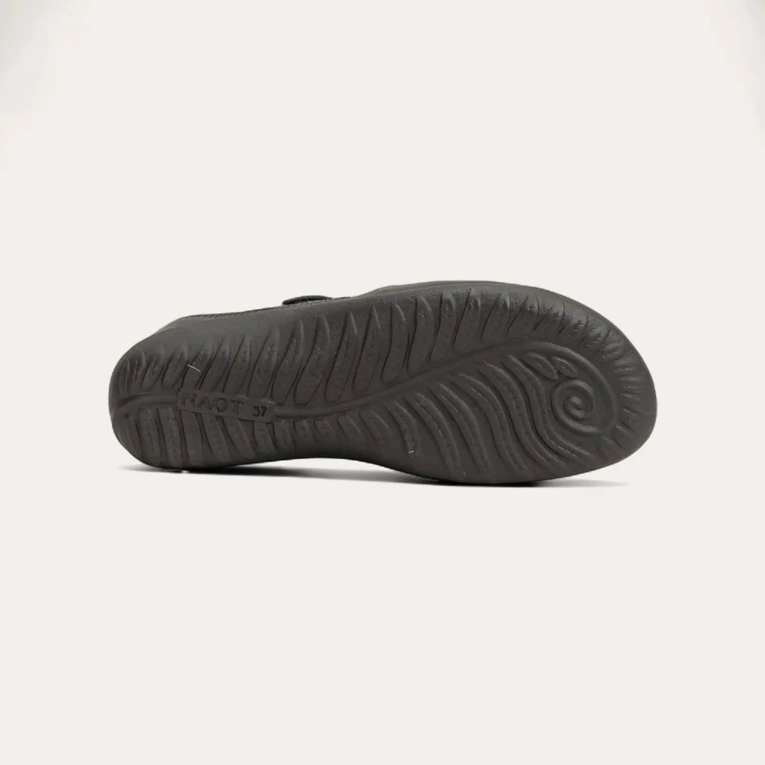 Women's Kirei Mary Jane Shoes - Wide In Black Leather