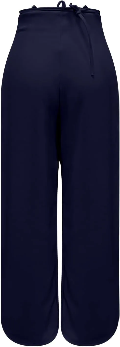 Work Pants Women High Waisted Stretch Wide Leg Dress Slacks Business Casual Suit Trousers Tummy Control Office Bottom