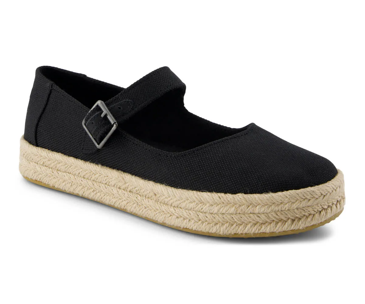 W's Carolina Mary Jane Heavy Canvas - Black