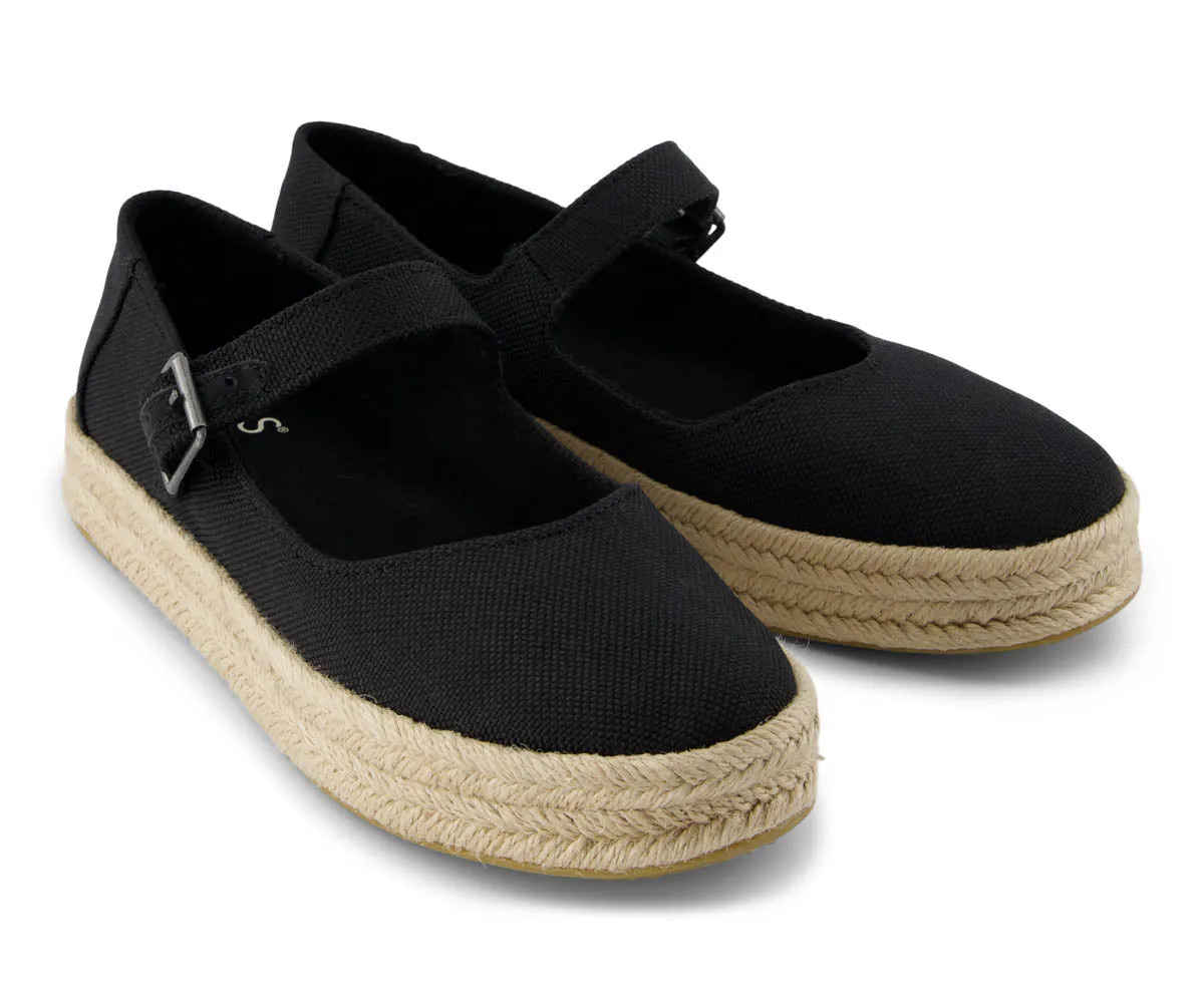 W's Carolina Mary Jane Heavy Canvas - Black