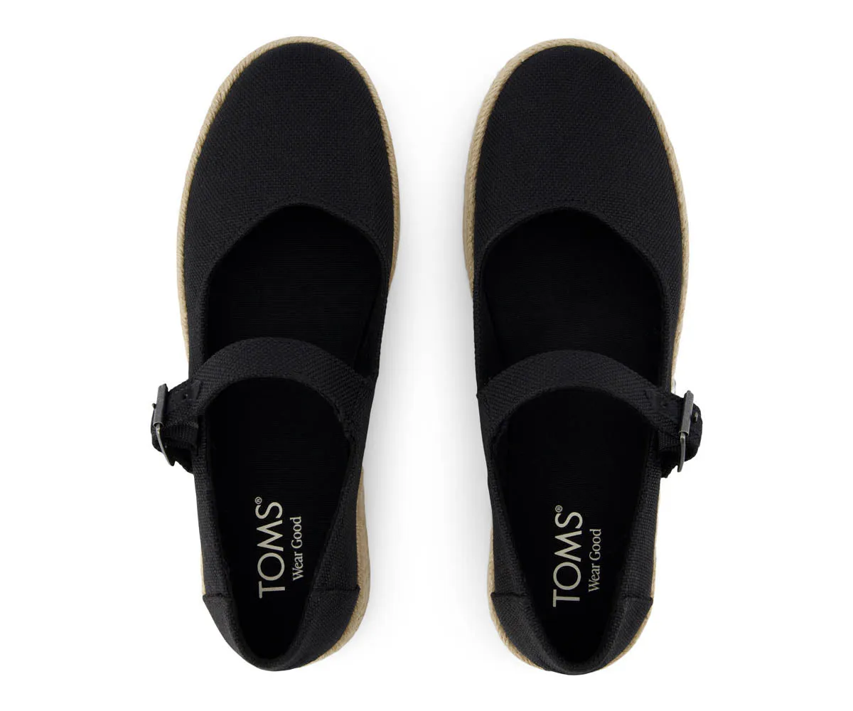 W's Carolina Mary Jane Heavy Canvas - Black